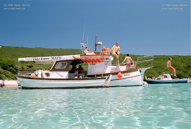 auf Tour mit Kapitn Mate auf Insel Losinj / Kroatien