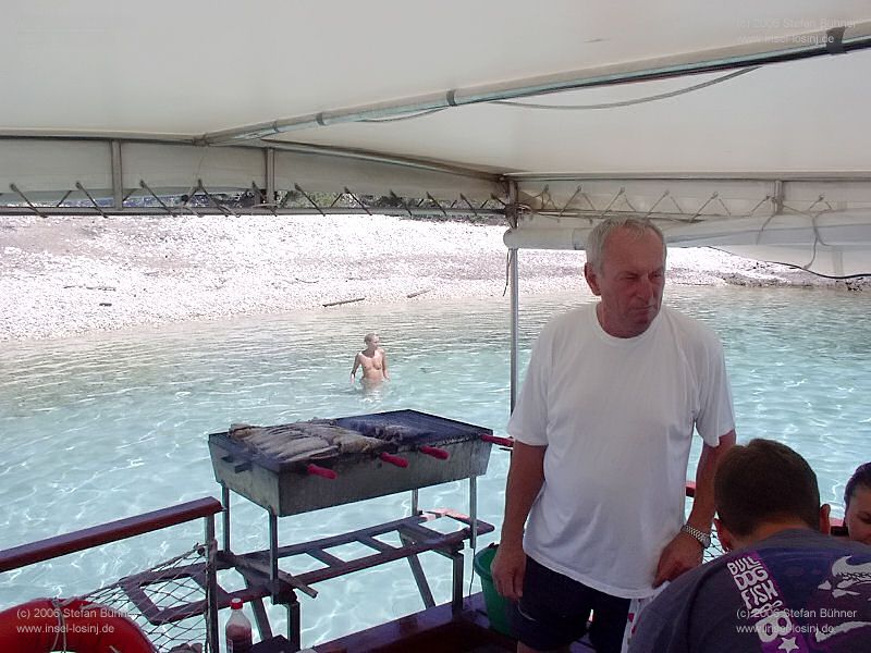 auf Tour mit Kapitn Mate auf Insel Losinj / Kroatien