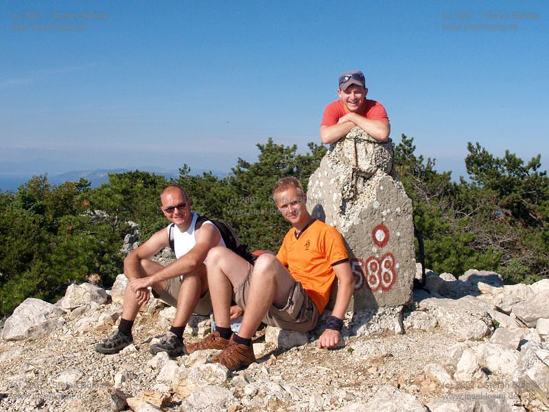 der Gebirgszug des Osorscica bei Nerezine / Osor auf der Insel Losinj