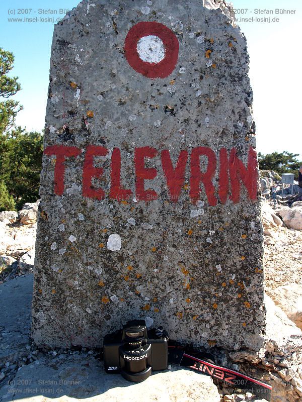 der Gebirgszug des Osorscica bei Nerezine / Osor auf der Insel Losinj