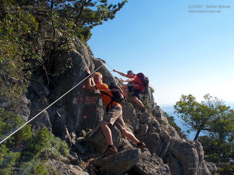 der Gebirgszug des Osorscica bei Nerezine / Osor auf der Insel Losinj