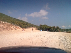 Baustelle der Umgehungsstrae um Nerezine und Sv. Jakov auf der Insel Losinj'